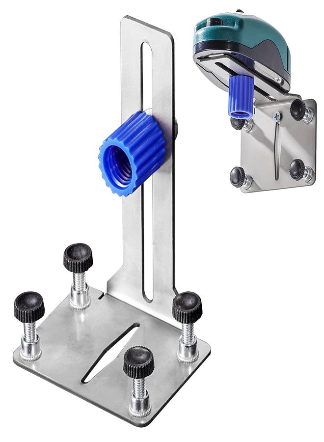 Serplex حامل جداري قابل للتعديل لمستوى الليزر من سيربلكس®، حامل تثبيت عالمي بقطر 1/4 بوصة، يناسب معظم مستويات الليزر الخطية، حامل جداري من الفولاذ المقاوم للصدأ، دعامة جدارية لمعظم مستويات الليزر - Image 1